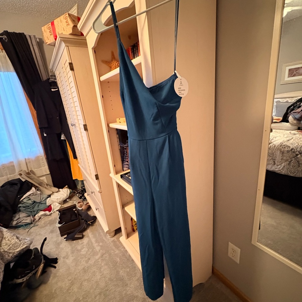 Elegant Blue Women's Jumpsuit